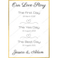 ♡ Our Love Story Print ♡