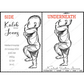 ♡ Single 1:1 Scale Baby Print Birth Poster - COLOURED BABY AND/OR WRITING - A2 Size ♡