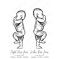 ♡ Double/Twin 1:1 Scale Baby Print Birth Poster - BABY LENGTH 54CM AND OVER - A1 Size ♡