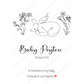 ♡ Angel Baby Print Birth Poster - Single Or Twins ♡