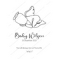 ♡ Angel Baby Print Birth Poster - Single Or Twins ♡