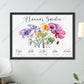 ♡ Birth Flower Family Print Water Colour ♡