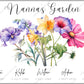 ♡ Birth Flower Family Print Water Colour ♡