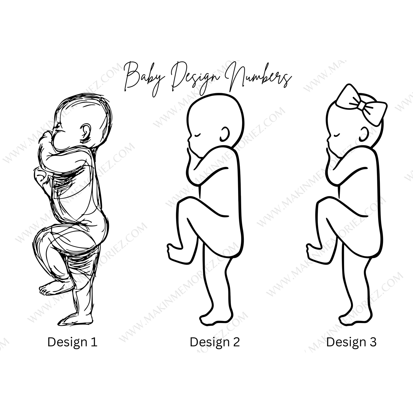 ♡ Double/Twin 1:1 Scale Baby Print Birth Poster - BABY LENGTH 53CM AND UNDER - A2 Size ♡