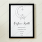 ♡ Angel Baby Print Birth Poster - Single Or Twins ♡